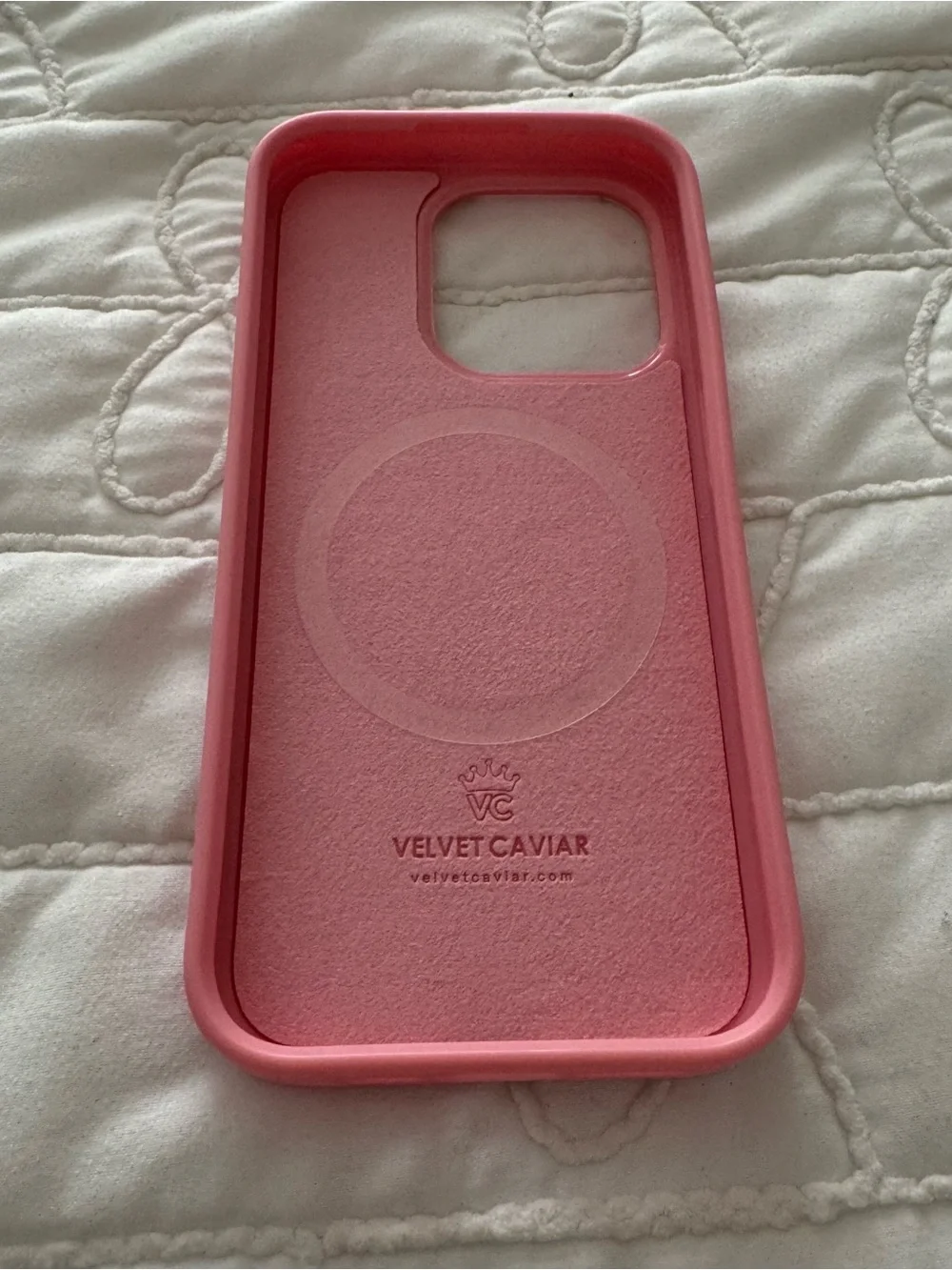 Velvet Caviar Pink Cherry Pattern Phone Case